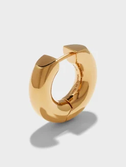Alaya Medium 18kt Gold-Plated Hoop Earrings