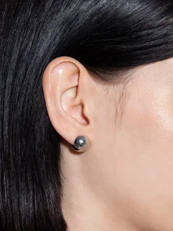 Alice Small Palladium-Plated Earrings