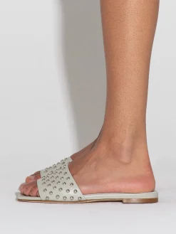 Anna Studded Leather Sandals