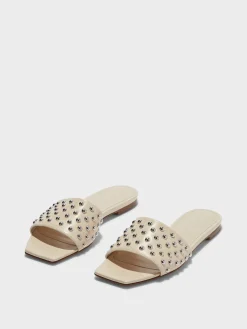 Anna Studded Leather Sandals