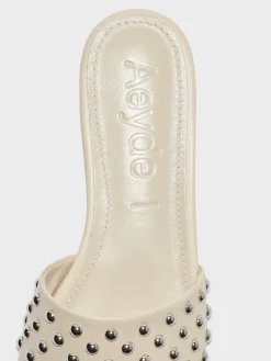 Anna Studded Leather Sandals