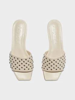 Anna Studded Leather Sandals