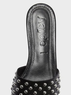 Anna Studded Leather Sandals