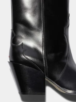 Ariel Leather Cowboy Boots