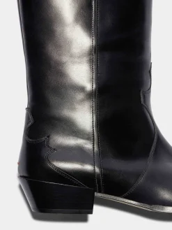Aruna Leather Knee-High Cowboy Boots