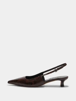 Catrina Leather Slingback Pumps