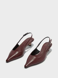 Catrina Leather Slingback Pumps