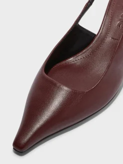 Catrina Leather Slingback Pumps