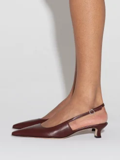 Catrina Leather Slingback Pumps