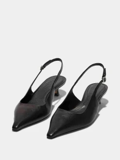 Catrina Leather Slingback Pumps