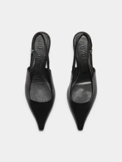 Catrina Leather Slingback Pumps