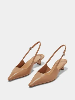 Catrina Leather Slingback Pumps