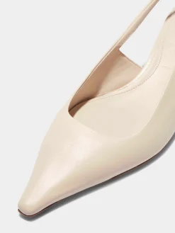 Catrina Leather Slingback Pumps