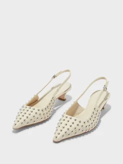 Catrina Studded Slingback Pumps
