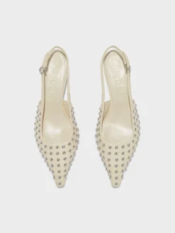 Catrina Studded Slingback Pumps