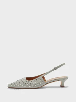 Catrina Studded Slingback Pumps
