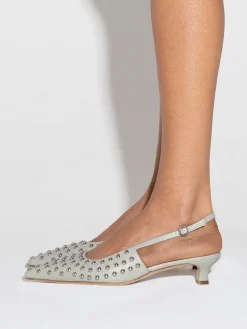 Catrina Studded Slingback Pumps
