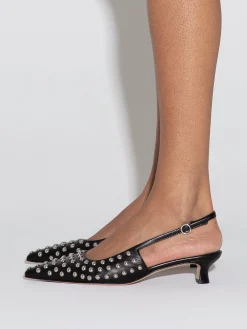 Catrina Studded Slingback Pumps