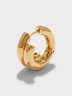 Clyde 18kt Gold-Plated Hoop Earrings