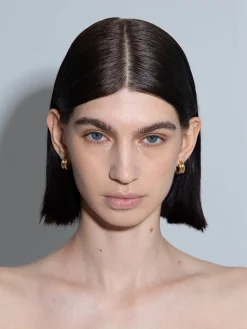 Clyde 18kt Gold-Plated Hoop Earrings