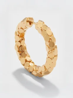 Cruz 18kt Gold-Plated Hoop Earrings