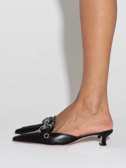 Danielle Leather Mules
