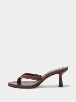 Daphne Leather Thong Sandals