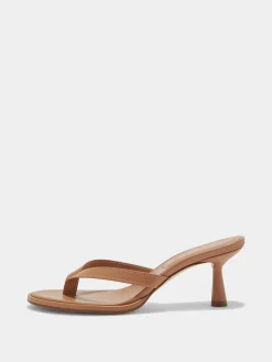 Daphne Leather Thong Sandals
