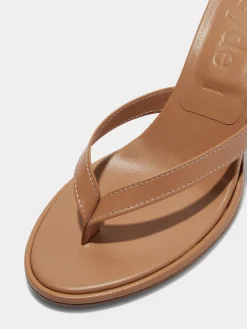 Daphne Leather Thong Sandals