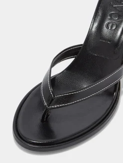 Daphne Leather Thong Sandals