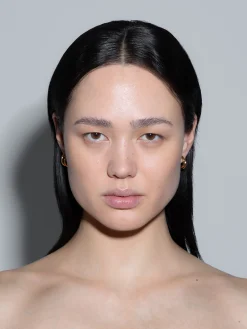 Dean 18k Gold-Plated Hoop Earrings