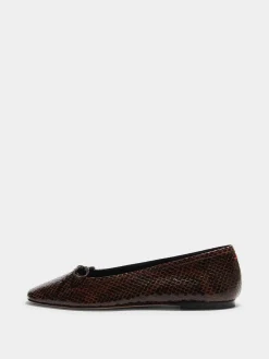 Delfina Leather Ballet Flats