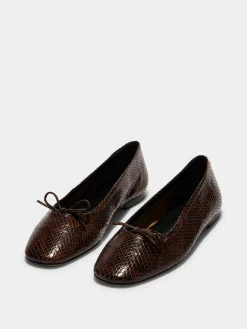 Delfina Leather Ballet Flats