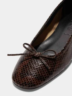 Delfina Leather Ballet Flats