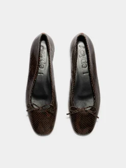 Delfina Leather Ballet Flats