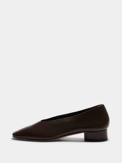 Delia Leather Ballet Flats