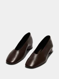Delia Leather Ballet Flats