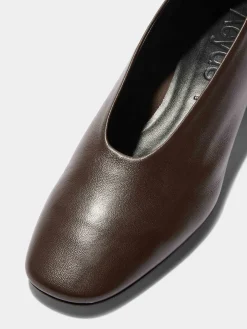 Delia Leather Ballet Flats