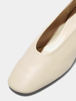 Delia Leather Ballet Flats