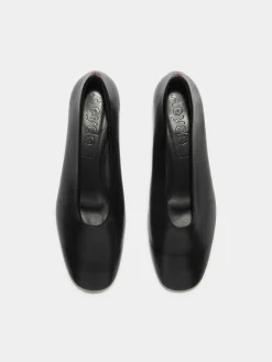 Delia Leather Ballet Flats