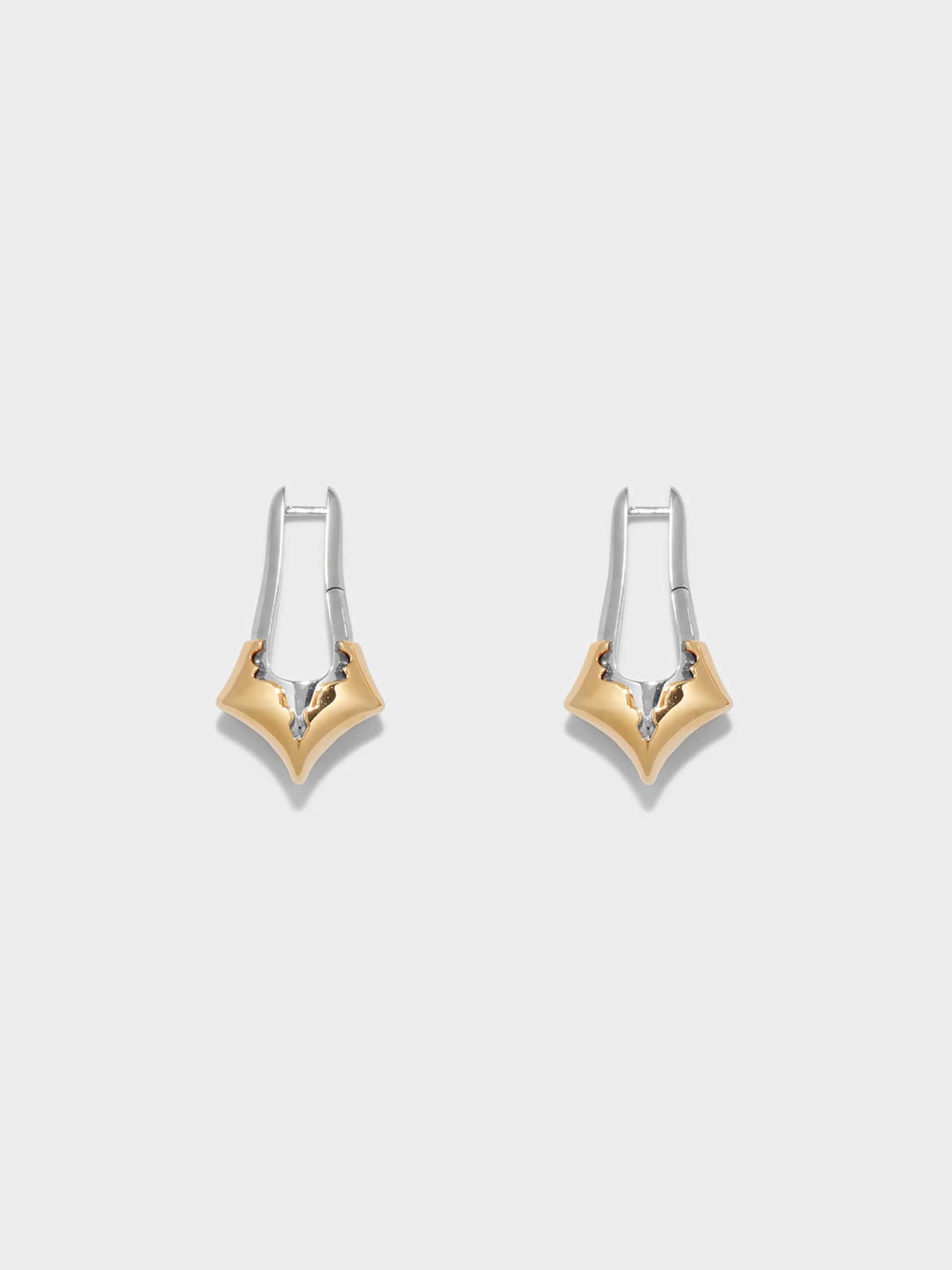 Delilah Palladium and 18kt Gold-Plated Earrings
