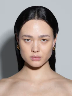Dillon 18kt Gold-Plated Hoop Earrings