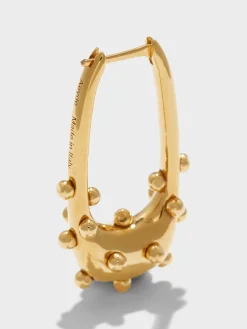 Elias 18kt Gold-Plated Hoop Earrings