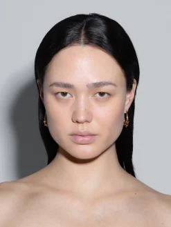 Elias 18kt Gold-Plated Hoop Earrings