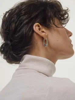 Elias Palladium-Plated Hoop Earrings