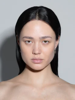 Elijah Palladium and 18kt Gold-Plated Hoop Earrings