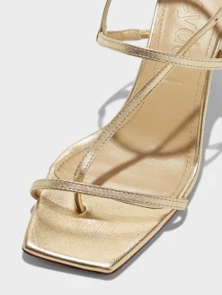 Elise Leather Toe-Post Sandals