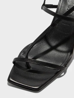 Elise Leather Toe-Post Sandals