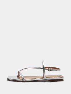 Ella Leather Toe-Post Sandals