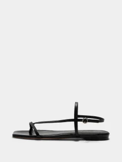 Ella Leather Toe-Post Sandals